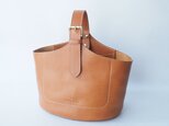 ◆ご注文品◆ワンハンドルバスケットトート（キャメル）