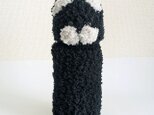 水筒カバー(500ml) ねこ ブラック