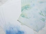 【雨の便箋】2種×5枚　