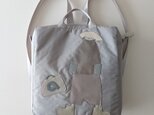 annco nylon 2way rucksack [light gray]