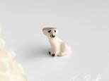 1993年のヴィンテージフェーブ 子犬のフェーヴ フランス製 ミニチュア陶器 いぬ
