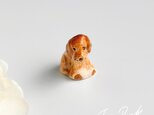1993年のヴィンテージフェーブ 子犬のフェーヴ フランス製 ミニチュア陶器 いぬ