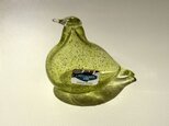 Nuutajarvi Oiva Toikka Golden-Crested Kinglet グリーン / オイバ・トイッカ
