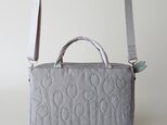 tulip stitch 2way bag [gray/横型]