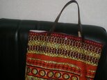 革　×　アフリカの布　トートバッグの画像
