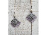 hydrangea pierced earringsの画像
