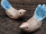 とりはしおき(青尾羽)2つセット・送料無料の画像