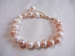 しましまパールのブレスレット