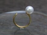 ★再販★simple pearl ring（K18*アコヤ）の画像