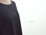 Gold circle chain Necklaceの画像
