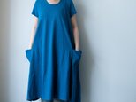 french one-piece (blue)の画像