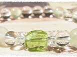 ペリドットプチタンブルブレスレット