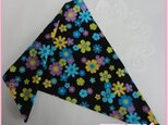お花のシンプル三角巾−大人用の画像