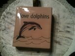 I love dolphins スクラブルタイルの画像