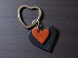 大人かわいい　ハートのキーホルダー