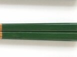 竹・自然塗料箸『サイズいろいろ大人箸』05-22-75　緑の画像