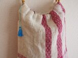 Swedish Laceの手織りリネンバッグの画像