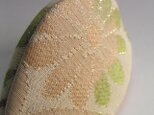貝の口　アクセサリーケース　キラキラ　絹で作りましたの画像