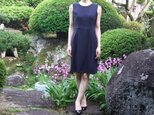 anno first dress  ノースリーブ　ネイビの画像