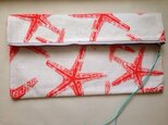 Starfish クラッチバッグ(red)の画像