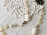 SALEお花コネクターのネックレス(N0942)の画像