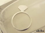 silhouette ring（sv）＜石なし＞の画像