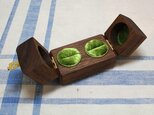 木製リングケース〈ダブル・グリーン〉の画像