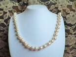 自然な形！あこや(7mm)パールネックレス　MN0314-008