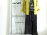 ■harube■リトアニアリネンのギャザーパンツ■の画像