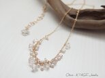 K14GF crystalized necklaceの画像