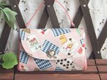 アリスのアコーディオンポーチＭ　ピンク