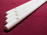 3Dプリント篠笛一本調子「雪風」(F管)の画像