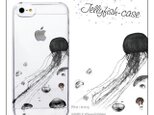 005*水中をただようクラゲケース iPhone14Pro 〜ケース各種 アンドロイドの画像