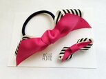 stripe ribbon clip set