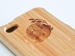 木製 iPhone5/5S用ケース （名入れ無料）『花蝶月海』の画像