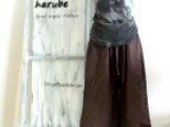 ■harube■リトアニアリネンのガウチョパンツ■の画像