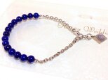 ブレスレット(メンズ)ラピス丸玉