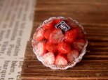 ストロベリータルトのブローチ