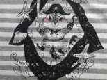 【新作】海賊 リス ボーダー Tシャツの画像