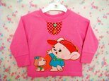 お散歩わんこ リメイク長袖Tシャツの画像
