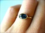 Blue Diamond リング14kの画像
