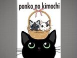 ☆猫キャラブランド「ぽんこのきもち。」iphone5Sケース☆の画像