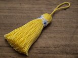 【再販】❁お花タッセル❁ 【マーガレット】バッグチャーム　オーナメント　キーホルダー　黄色