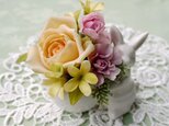 Sold お花いっぱい抱えた森のウサギ~♬の画像