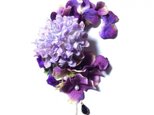 紫陽花とマムのイヤーフックE (パープル)右耳用の画像
