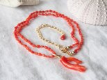 【Y様専用】Red Coral Necklaceの画像