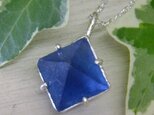 ニューメキシコ・ブルーフローライト八面体＊925ペンダント