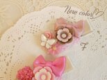 ベビーヘアクリップ*Bouquet*ブーケ・トーン*受注製作