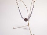 マグネット式羽織紐（菫青石）の画像