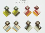 double square earring ：１の画像